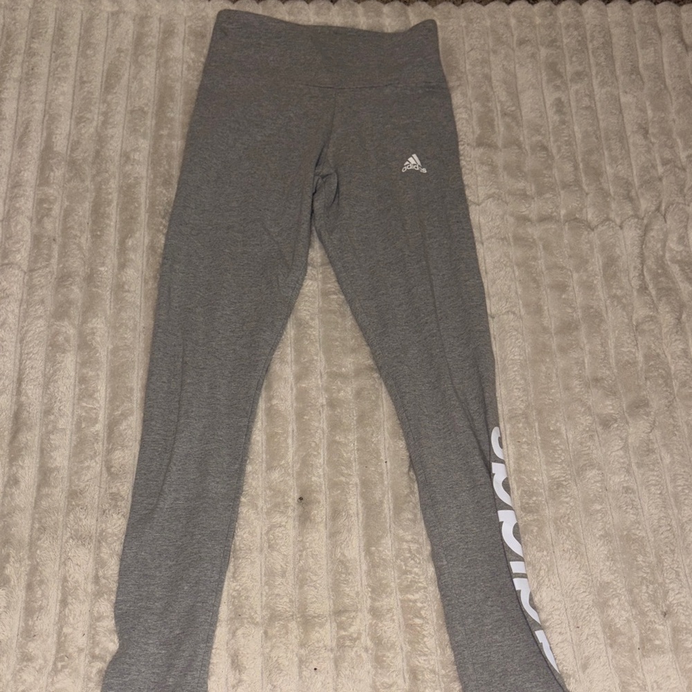 Adidas Women’s Slim Fit Gray Leggings